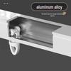 Yuanzu Extendable Single Curtain Track with Silent Gliders