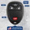 KeylessOption Just The Case Keyless Entry Remote Key Fob Shell