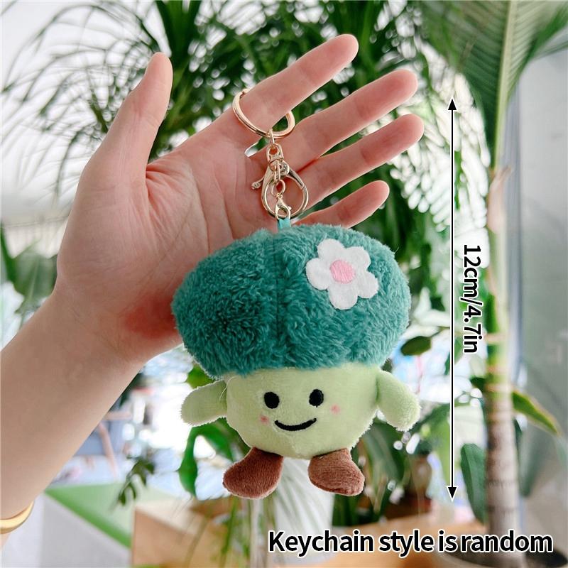 Vegetable Mini Food Plush Keychain Cute Potato Stuffed Keychains Backpack Pendant Car Keyrings Party Favors Classroom Prizes
