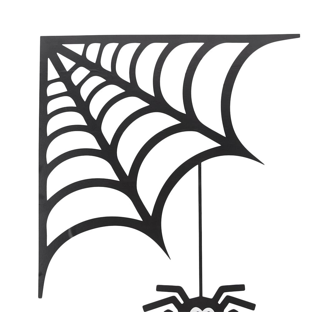 Waterproof DIY Prank Spider Web Window Halloween Decoration Decal Wallpaper Spider Sticker