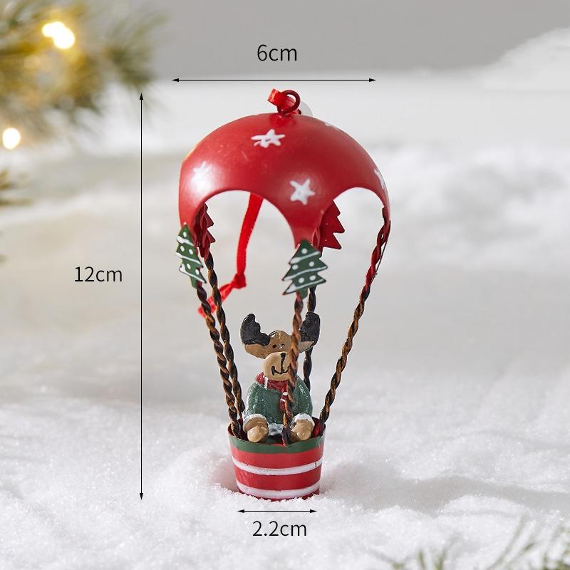 New Christmas Wrought Iron Decorative Cabin Mailbox Indoor And Outdoor Decorations, Bar, Shopping Mall Window Ornaments