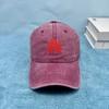 Washed Embroidered Fire Pattern Baseball Hat with Sunscreen, Sunshade, Party Travel Hat Simple Design