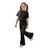 Baby Neugeborene Mädchen Jungen Lockeres T-Shirt + Hose Druck Outfits Set