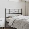 VidaXL Black Metal Headboard 75 Cm 355293