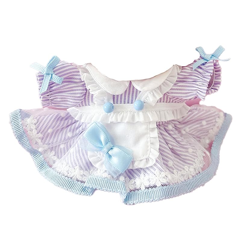 

Фартух-сукня в стилі американського дайнера [Для 10-15 см] Лавандовий [Код товару]