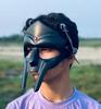 MF Doom Mask Gladiator Mad-villain 18G Steel Brass Face Armor Medieval Helmet