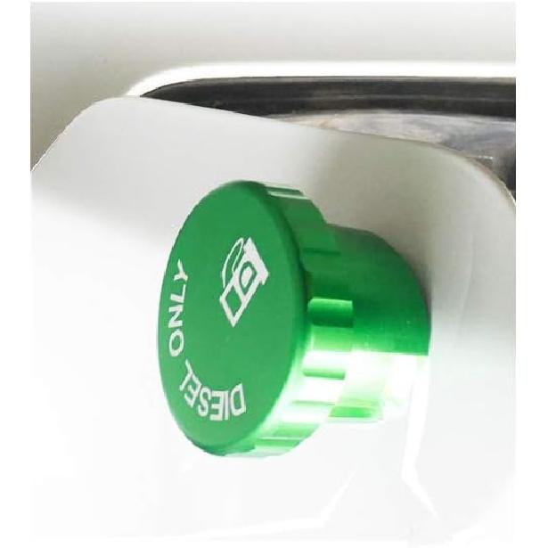 Aluminum Diesel Fuel Tank Cover For The Latest -2025 Dodge Ram 1500 2500 3500 Only (Three Vertical Plastic Pillars At Fuel Filler Port)