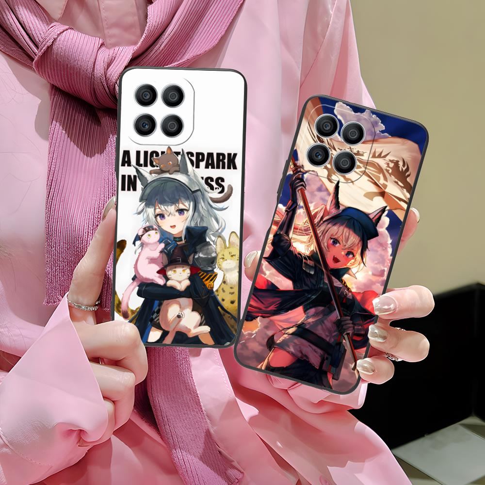 Arknights Grani Matte TPU Mobile Phone Case for Honor 90 80 70 60 50 30 20 10 9 8 7 Pro S SE Lite 5G Colorful Printing Cover