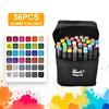 36/48 Colors Dual Tip Alcohol Art Markers Set, Professional Sketch Pens for Drawing/Sketching/Manga, Makers for Adult & Students