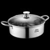 30cm 304 Edelstahl geteilter Hot Pot