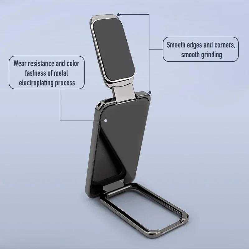 Mobile Phone Finger Ring Holder Foadable Stand Retractable Desktop Magnetic Bracket for IPhone 15 14 Ablet Phone Accessories