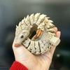 3D Printed Anime Hedgehog Statue - Durable Plastic Gradient Color Animal Decor, No Electricity Needed for Indoor/Outdoor Use, Pe