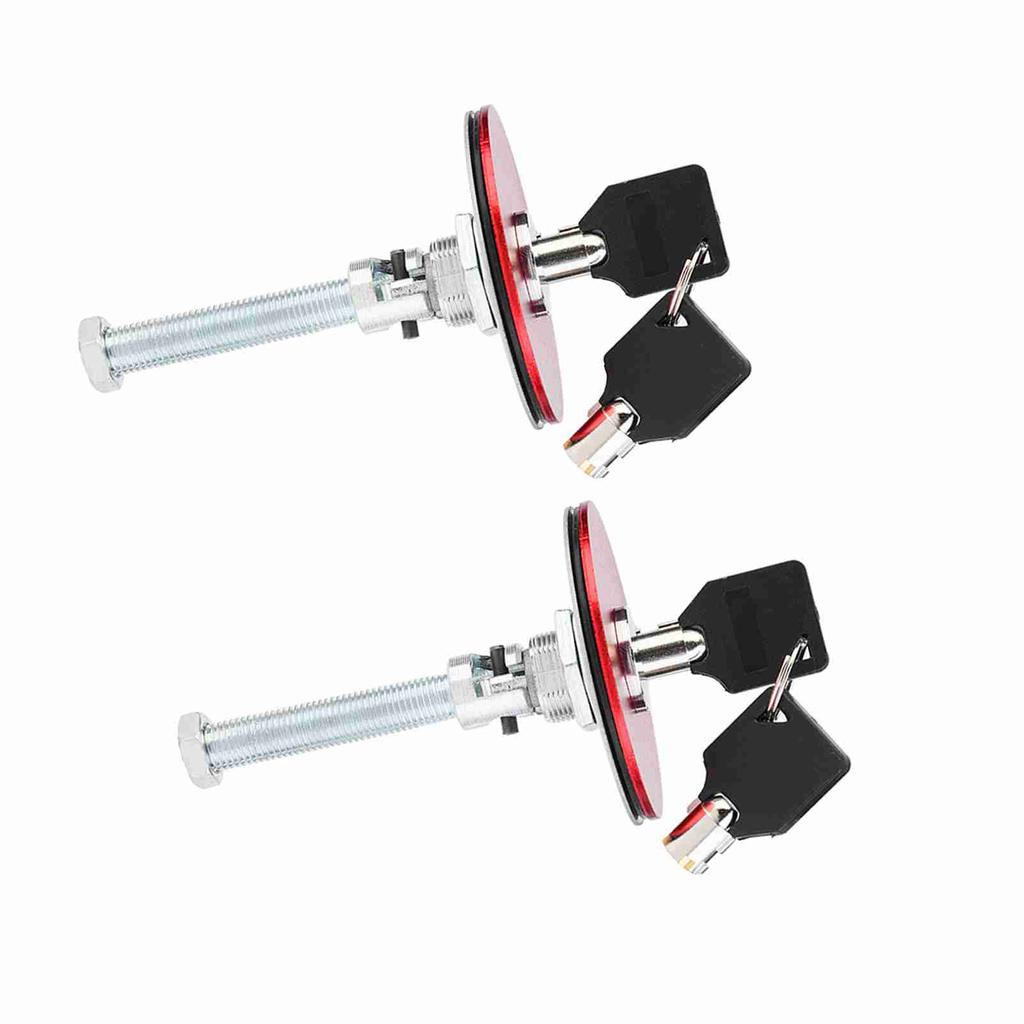 Auto Universal Motorhaubenabdeckung Schloss Schlüsselstift-Kit Sicherheitsriegelstift  (rot)