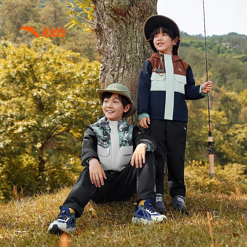 Anta Kids Boys' Winter Fleece Lined Soft Shell Jacket