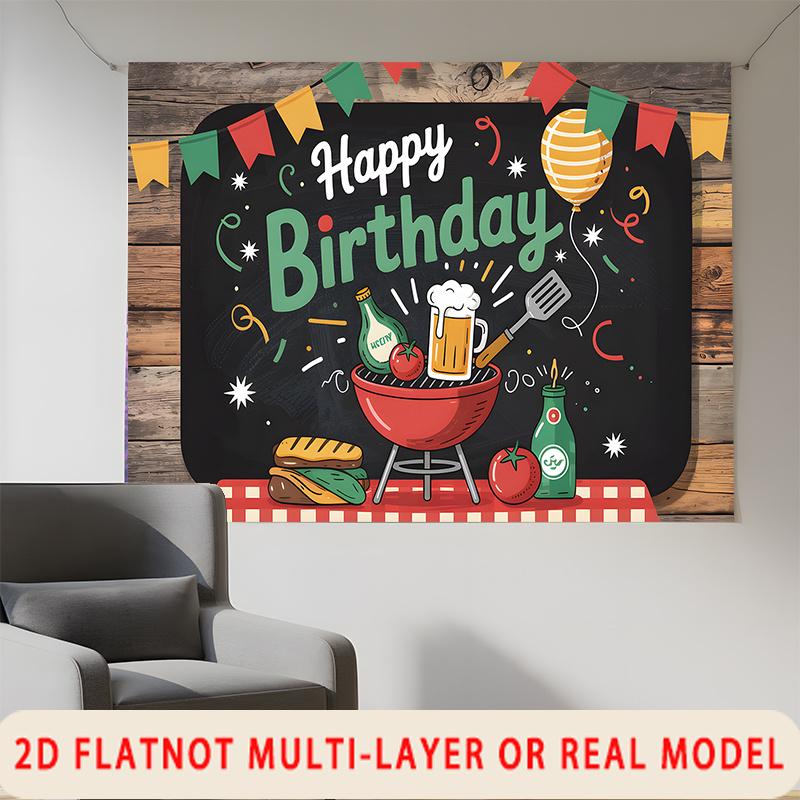 Photography Party Background 1pc - Photo Booth Props