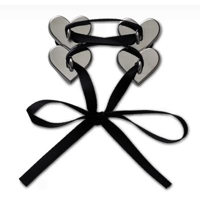 Silver Heart Lace Gibits Set