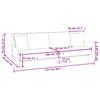 Sleeper Sofa with Armrests Dark Grey Fabric