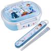 Skater Children's Lunch Box, 1 Tier, 360ml, Fluffy Dome Shape, Disney Frozen 24, Antibacterial, For Children, Made in Japan QAF2BAAG-A