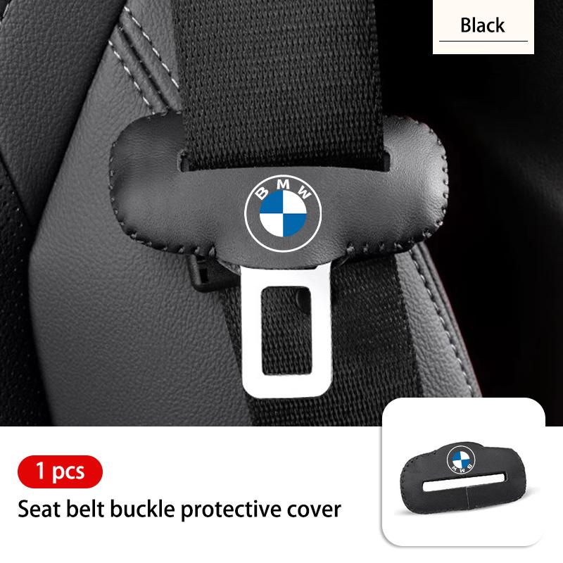 Leather Car Seat Belt Buckle Plug Protector Anti-Scratch Clip For BMW G30 G20 M3 M5 E91 E92 E93 E36 E70 X3 X4 X5 X1 E39 F30