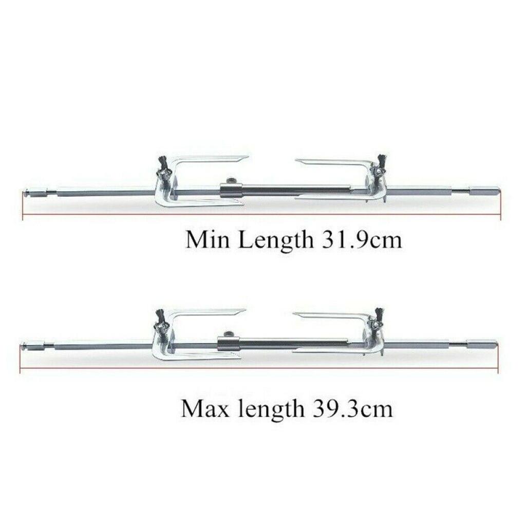 BBQ Rotator Motor or Rotary Fork Set Electric BBQ Rotisserie Grill Rod 1.5V D Size Barbecue Rotisserie Rotator Motor Durable