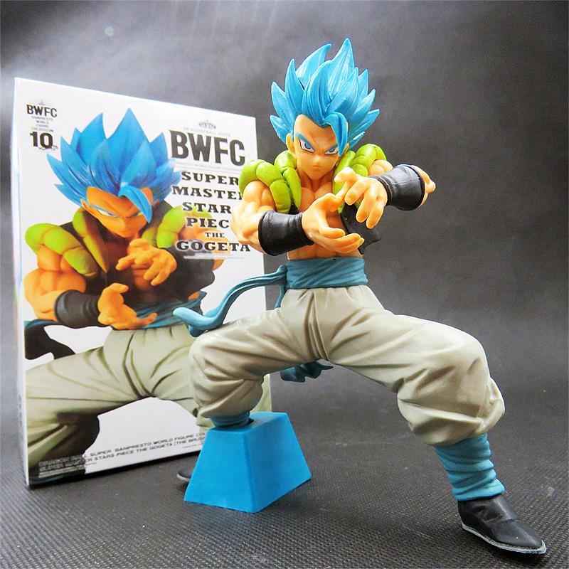 

17 см Аниме Dragon Ball Super: Броли Гогета Супер Сайян Бог Супер Сайян Светлый Цвет Модель Игрушка Подарочный Набор Фигурка Действия With box