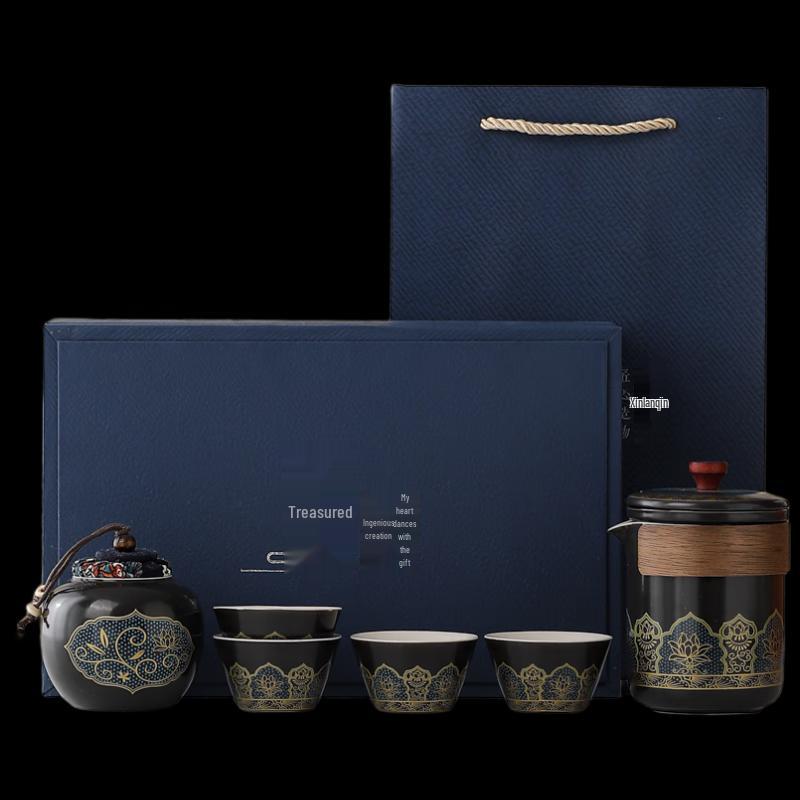 Wo Ding Classic Ceramic Travel Tea Set