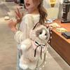 Cute Cartoon Plush Ragdoll Cat Backpack Simulated Ragdoll Plush Cat Backpack  School Bags