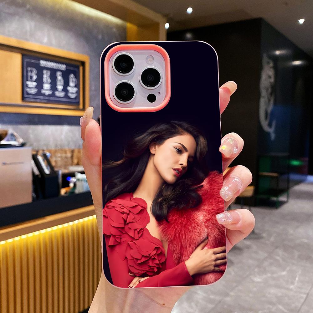 Fashion Eiza Gonzalez Jelly Double layer Pink Mobile Phone Case for iPhone 17 16 15 14 13 12 11 Air Pro Max Plus Protective
