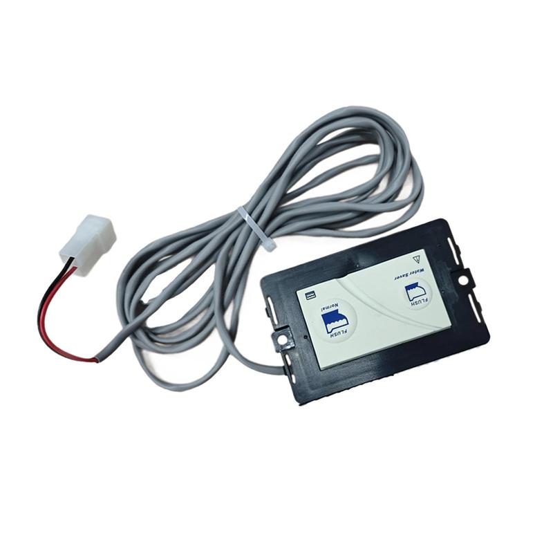A16P-RV For Tecma RV Toilet Silence Plus 36387 Bathroom Switch Panel Frame Two-Button Control Panel With Wiring Harness