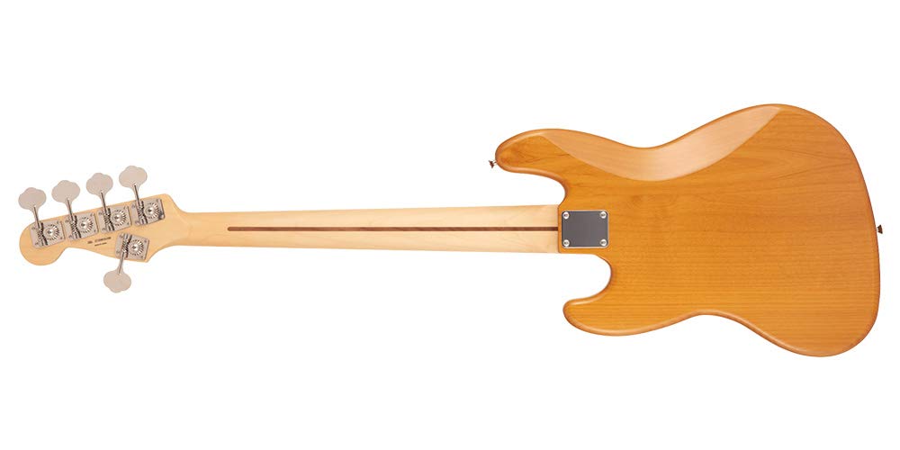 Fender Made In Japan Hybrid II Jazz Maple Vintage Natural Bass® V, Fingerboard,