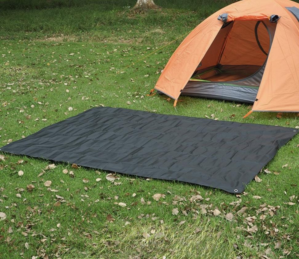 210*250CM Silver Coating 210 D Oxford Factory Direct Waterproof Mat Outdoor Camping Hiking Picnic Mat 210*250 CM чёрный