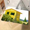 Vintage Art Doormat Van Gogh Oil Painting Design Door Mat WELCOME Rug Living Room Bedroom Kitchen Entry Foot Mat Indoor Nonslip