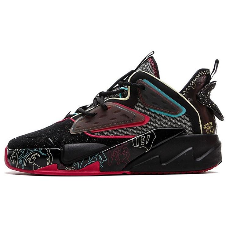 ANTA G6 Klay Thompson Low-Top Casual  Black Red  Men s 112118086-4 EU 40