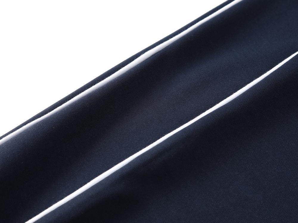 Unisex pruhované volné tepláky - Módní, prodyšné a ležérní kalhoty s rovnými nohavicemi