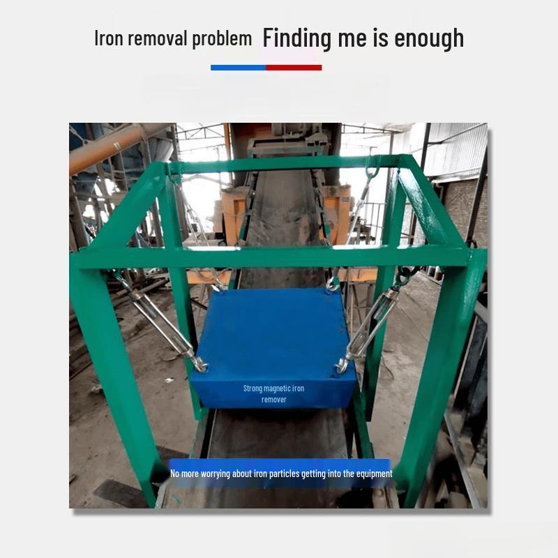 Jundingying 50x30x20cm Strong Magnetic Conveyor Belt Separator
