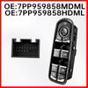 7PP959858KDML Driver's Side Window Regulator Switch for Cayenne 7PP959858EDML.