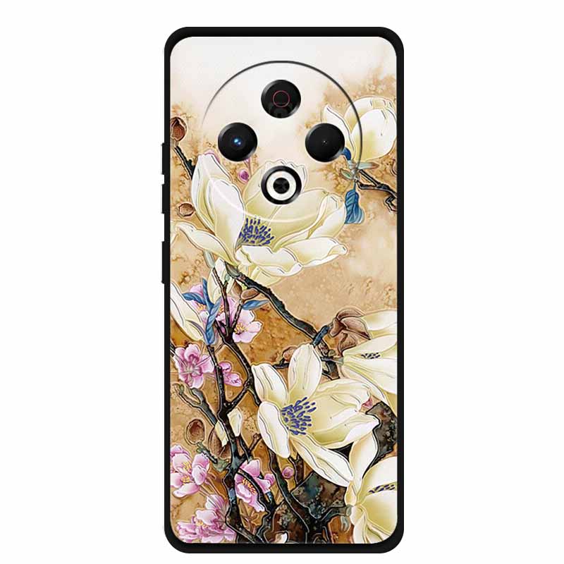 3D Phone Cover For Tecno Pova 6 Neo Pova6Neo Cases Soft TPU Silicone Case Tecno Pova 6 Pro Pova6 Embossed Flowers Blossoms Funda