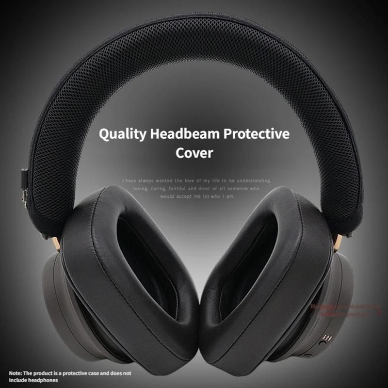 Gaming Headphone Headband Cover for DALI IO-12 Over Ear Headphone Soft Mesh Fabric Comfortable Design