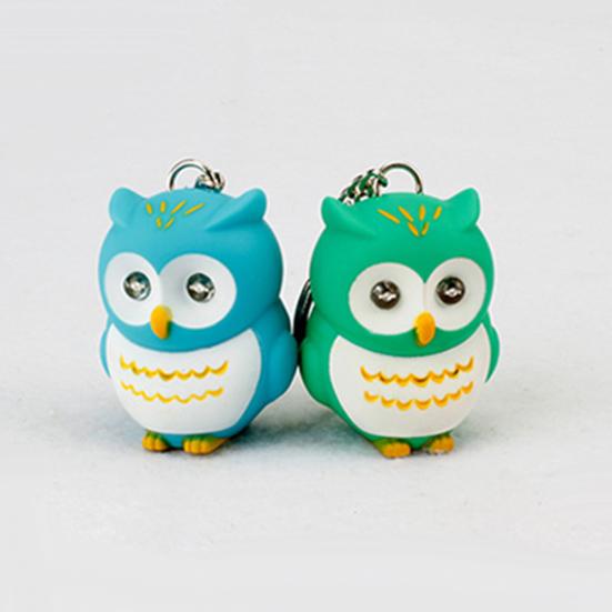 Breloc LED pentru ochi cu sunet Cadou creativ pentru copii de Crăciun