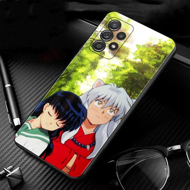 Telefon mobil mat Anime drăguț Inuyasha Coque pentru Samsung A32 4g A71 A41 A52 A72 A51 A21s A12 A02s A31 A03s A22 A23 A33 A52s 5g