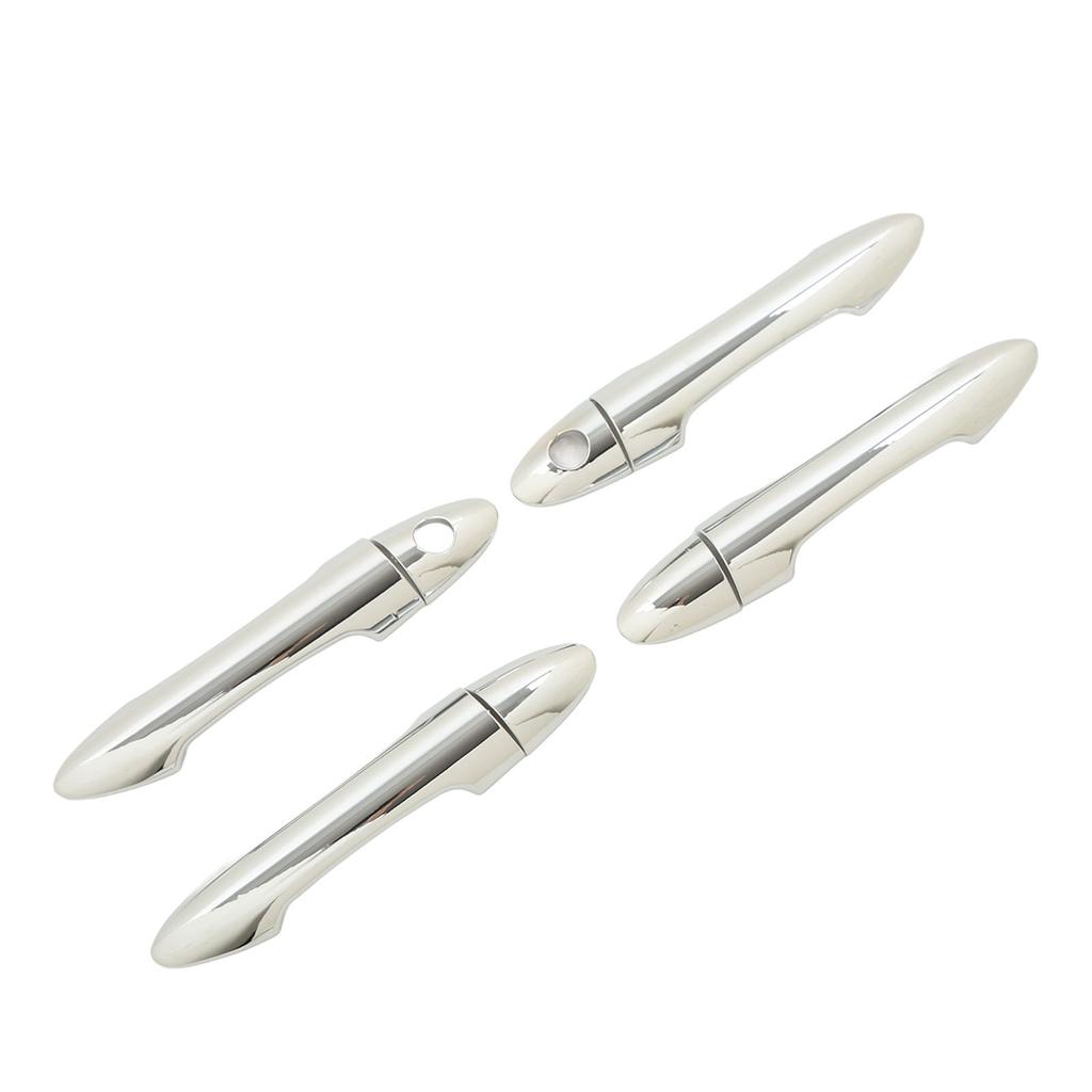 8 Pcs Car Exterior Door Handle Cover ABS Chrome Door Protector for Picanto Morning 2011?2016