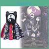 Vestito da Bambina Il Incubo Prima di Natale con Stile Senza Maniche e Gonna a Linea per Bambini