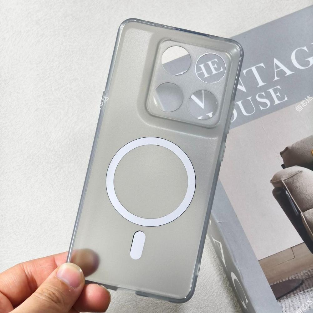 Custodia Trasparente Magnetica Anti Impronte Digitali Morbida per Motorola Edge 70 Fusion Nuova Cover Protettiva per Telefono Guscio per Motorola Edge 70 Fusion