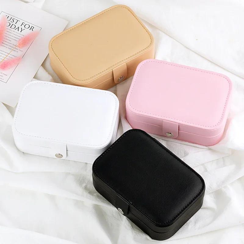 Jewelry Box Jewelry Organizer Portable Travel Jewellery Case Locket Necklace Lipstick Earring Ring Holder for Woman Accessories