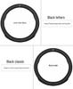 Leather Steering Wheel Cover for Buick: Compatible with Excelle, Regal, Encore, LaCrosse, Verano, GL8
