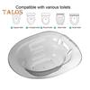 Hemorrhoids Sitz Bath Large-Capacity Wide Seating Area Anti-Overflow Toilet Wide Seat Universal Fit Sitz Bath