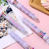 1Pc Colors Korean Ins Cute Butterfly Ballpoint Pen Student Stationery Sequins Rollerball Pen Multi-functional Office Pen Gift Back To School Season