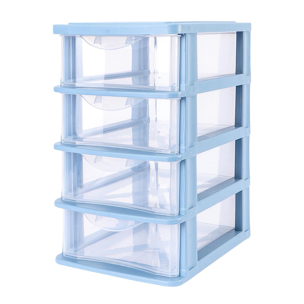 1Pcs Drawer Type Storage Box Desktop Organizer Transparent Makeup Storage Case Sundries Container Clear Desktop Box