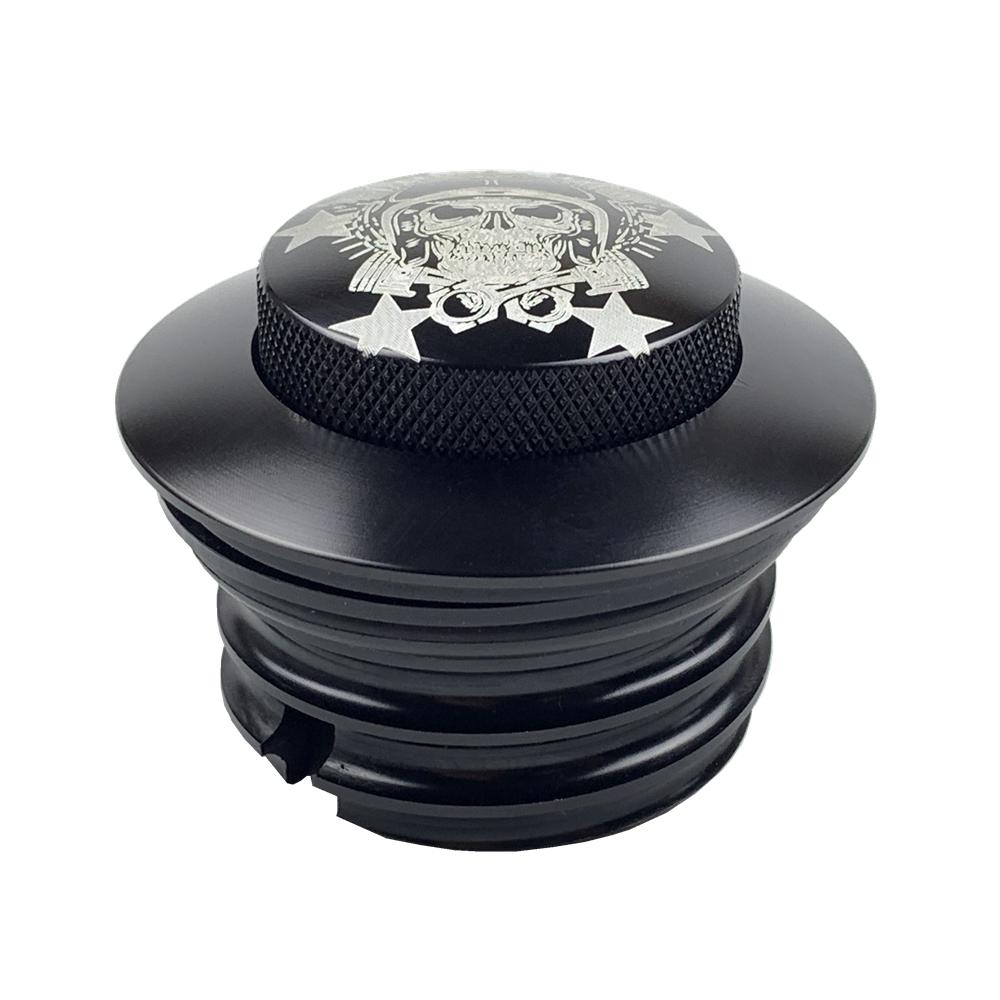 Motorcycle Pop Up Gas Cap Vented Fuel Oil Tank Cover For Harley Touring Road Street Electra Glide Road King