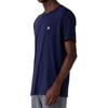 FILA T Shirts Unisex Dark Blue Crew Neck Moderate Straight Fit FS2RSF2109X-INA
